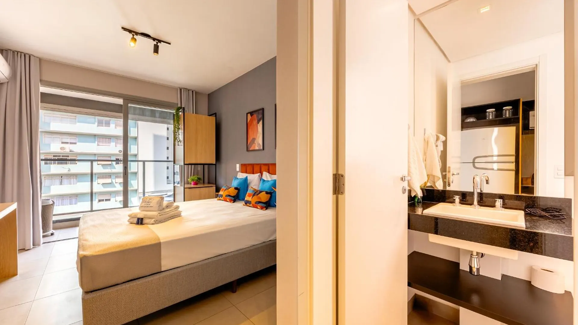 Easy Star - Belo Studio Com Varanda Em Perdizes - Kw01I Sao Paulo Brazil