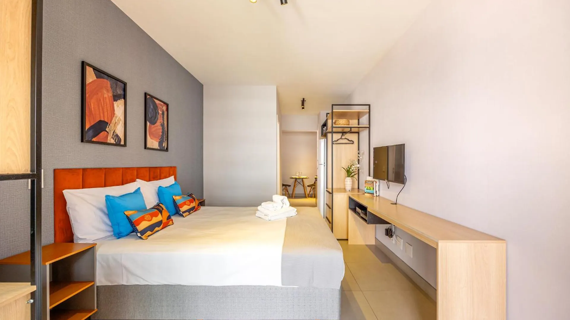 Easy Star - Belo Studio Com Varanda Em Perdizes - Kw01I San Paolo Appartamento